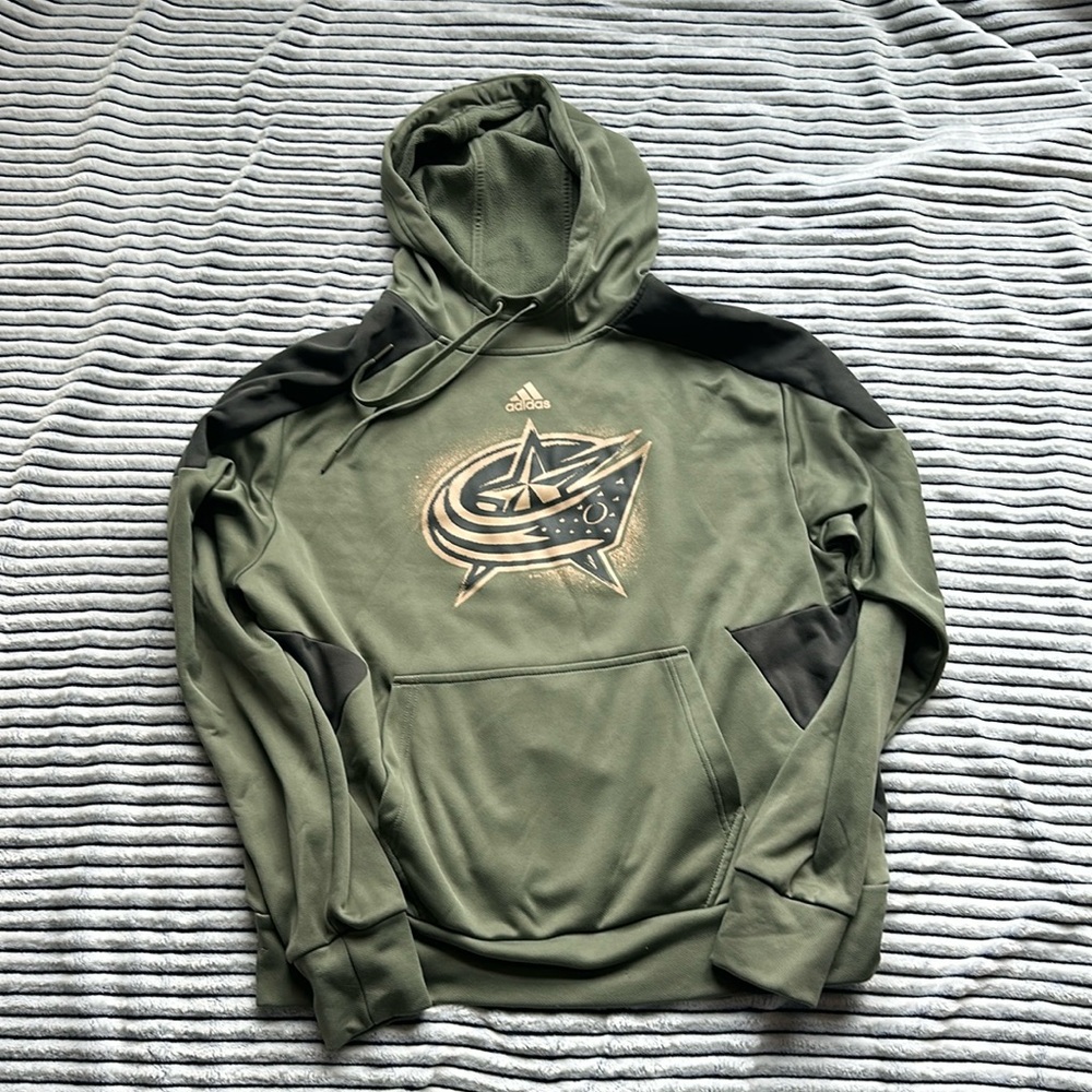Veterans army green Blue jackets hoodie